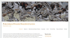 Desktop Screenshot of miranda-shorebird.org.nz