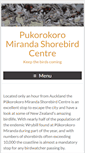 Mobile Screenshot of miranda-shorebird.org.nz